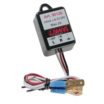 ΗΛΕΚΤΡΟΝΙΚΗ ΦΛΑΣΙΕΡΑ (FLASHER) LAMPA ΓΙΑ LED 6-12-24 V MAX 2A